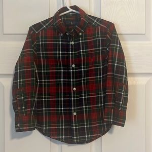 Ralph Lauren Plaid Shirt - 3T